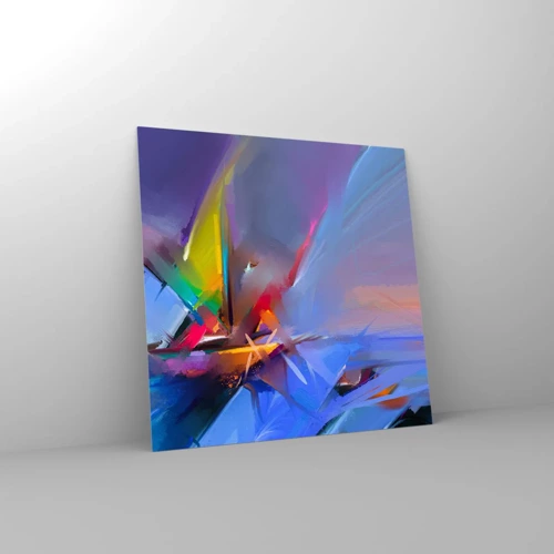 Glass picture - Flew like s Bird - 30x30 cm