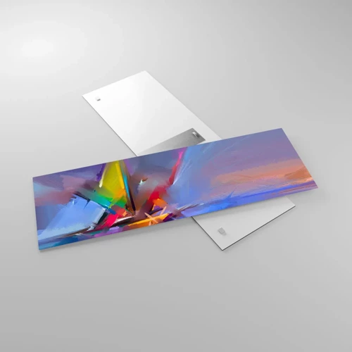 Glass picture - Flew like s Bird - 90x30 cm