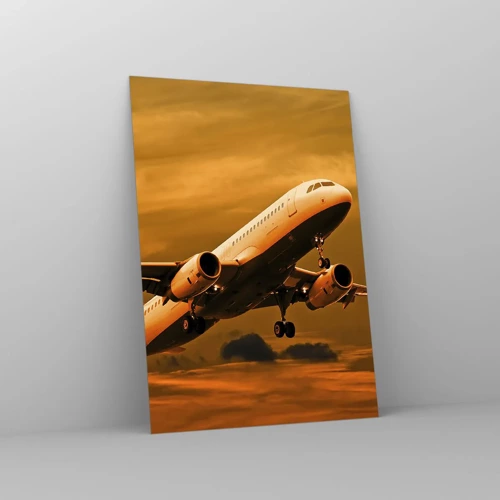 Glass picture - Flight towards the Sun - 50x70 cm