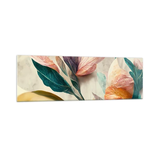 Glass picture - Flowers of Southern Islands - 160x50 cm