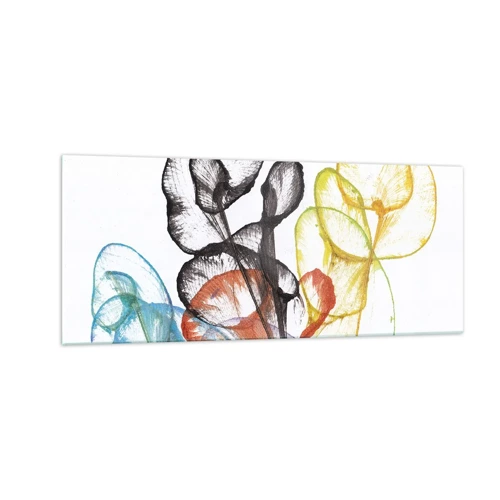 Glass picture - Flowers with a Soul - 100x40 cm