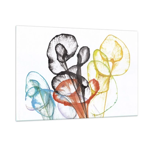 Glass picture - Flowers with a Soul - 120x80 cm