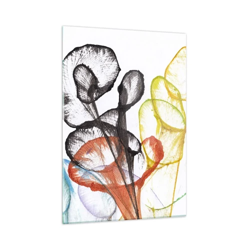 Glass picture - Flowers with a Soul - 50x70 cm