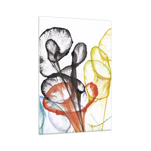 Glass picture - Flowers with a Soul - 70x100 cm