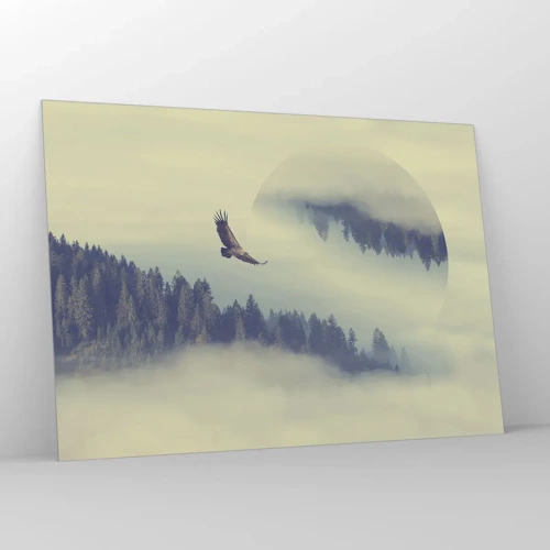 Glass picture - Flying Eagle  - 100x70 cm