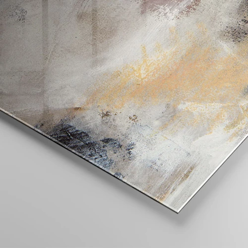 Glass picture - Foggy Abstract - 70x50 cm