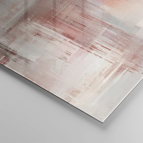 Glass picture - Foggy but Pink - 120x50 cm