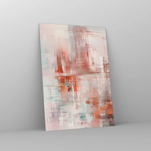 Glass picture - Foggy but Pink - 50x70 cm