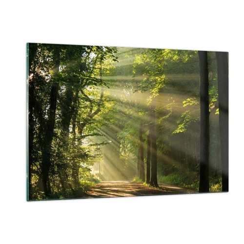 Glass picture - Forest Moment - 120x80 cm