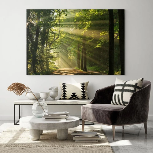 Glass picture - Forest Moment - 120x80 cm