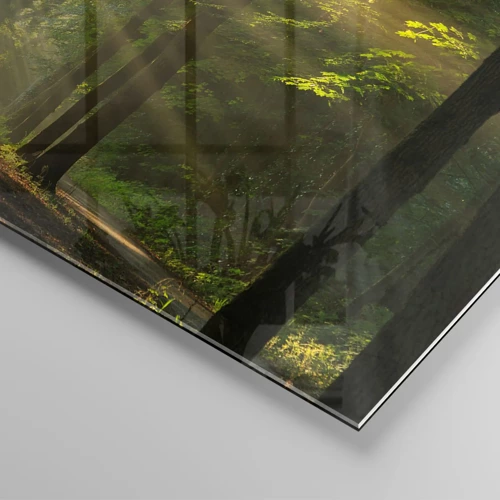 Glass picture - Forest Moment - 140x50 cm