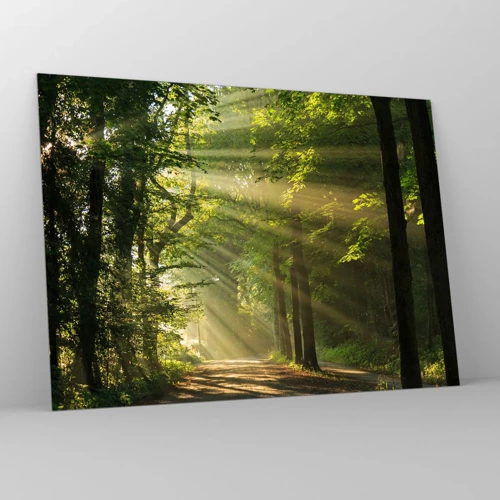 Glass picture - Forest Moment - 70x50 cm