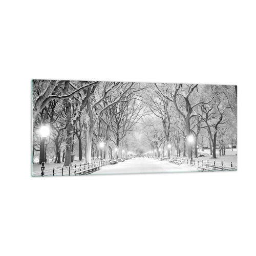 Glass picture - Four Seasons: Winter - 100x40 cm