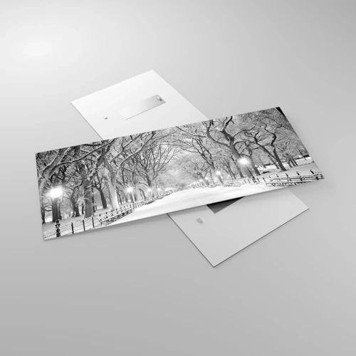 Glass picture - Four Seasons: Winter - 120x50 cm
