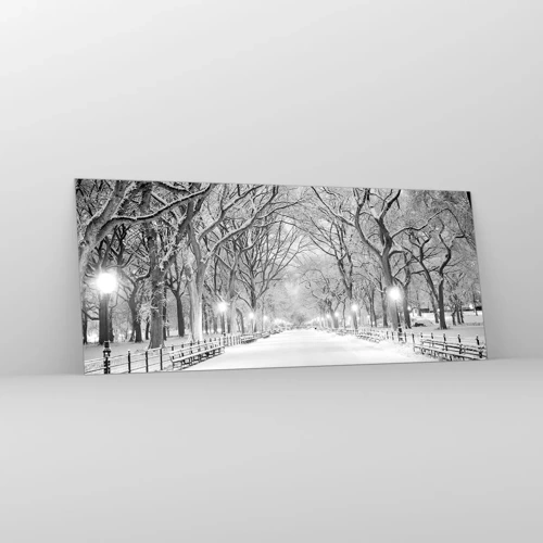 Glass picture - Four Seasons: Winter - 120x50 cm