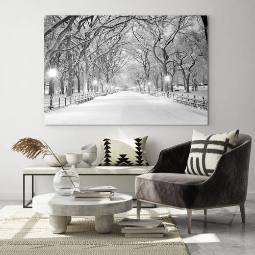 Glass picture - Four Seasons: Winter - 120x80 cm