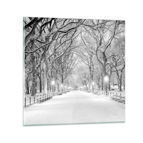 Glass picture - Four Seasons: Winter - 60x60 cm