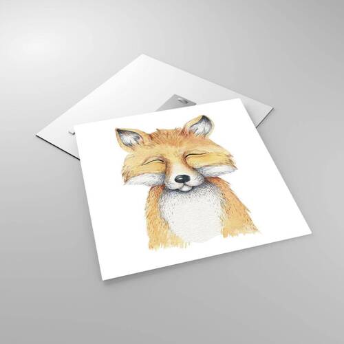 Glass picture - Fox Moods - 50x50 cm
