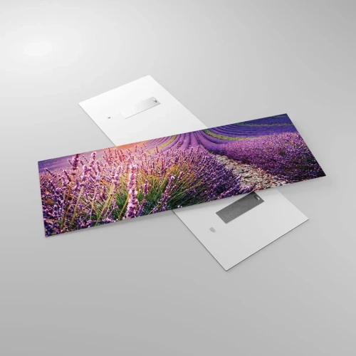 Glass picture - Fragrant Field - 140x50 cm