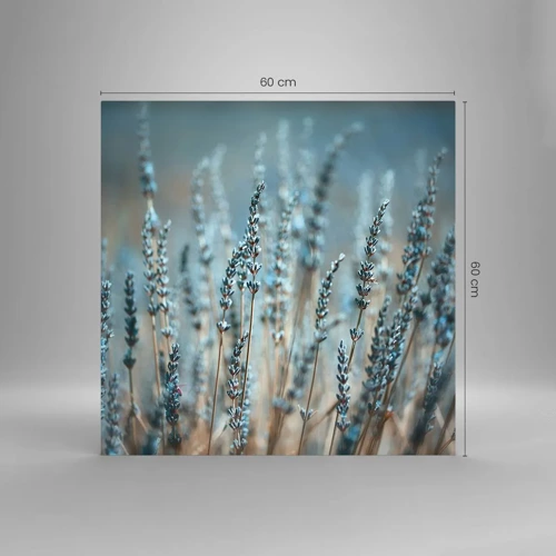 Glass picture - Fragrant Grass - 60x60 cm