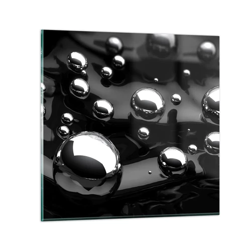 Glass picture - From Black Depths - 30x30 cm