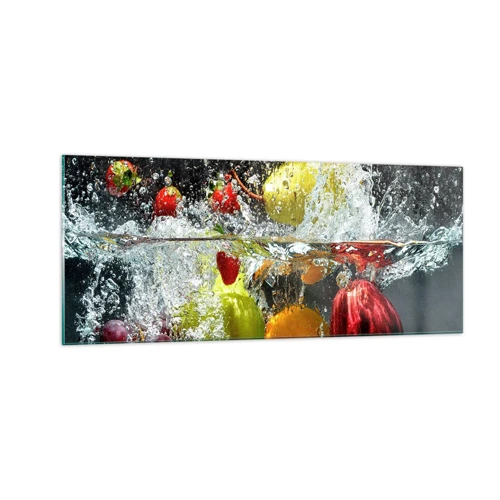 Glass picture - Fruity Refreshment - 100x40 cm