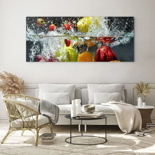 Glass picture - Fruity Refreshment - 100x40 cm