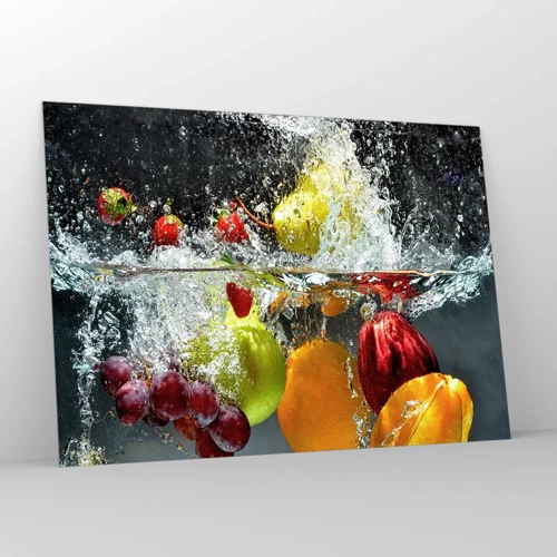 Glass picture - Fruity Refreshment - 100x70 cm