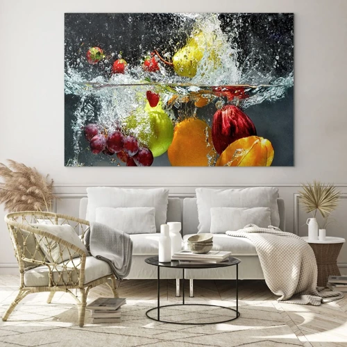 Glass picture - Fruity Refreshment - 100x70 cm