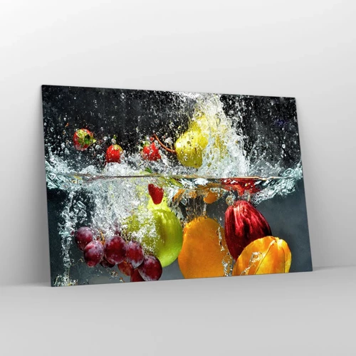 Glass picture - Fruity Refreshment - 120x80 cm