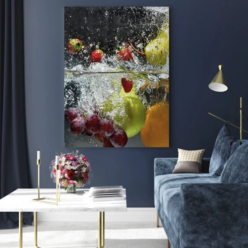 Glass picture - Fruity Refreshment - 50x70 cm