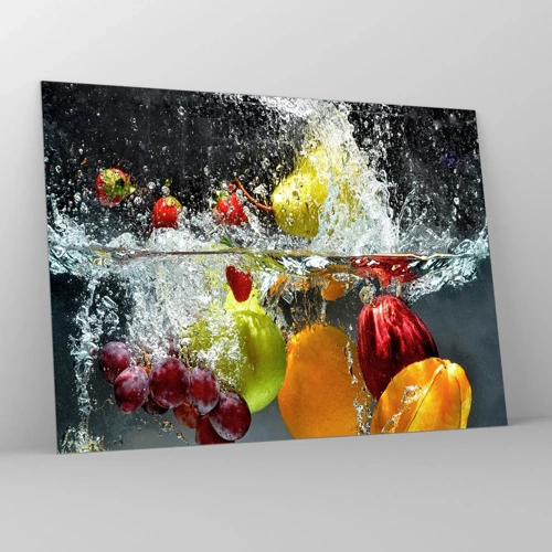 Glass picture - Fruity Refreshment - 70x50 cm