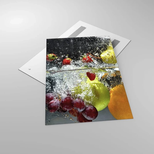 Glass picture - Fruity Refreshment - 80x120 cm