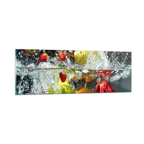 Glass picture - Fruity Refreshment - 90x30 cm