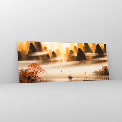 Glass picture - Further than Far East - 100x40 cm