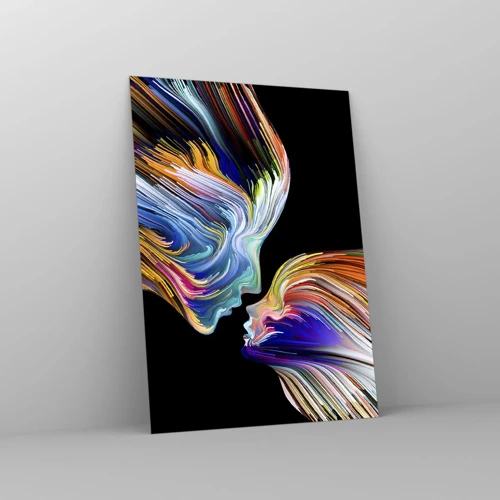 Glass picture - Fusion of Energy and Light - 50x70 cm