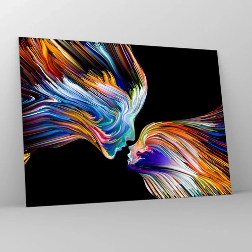 Glass picture - Fusion of Energy and Light - 70x50 cm