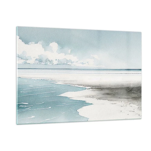 Glass picture - Gentle Tide - 120x80 cm