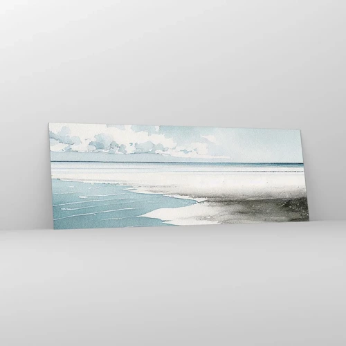 Glass picture - Gentle Tide - 140x50 cm