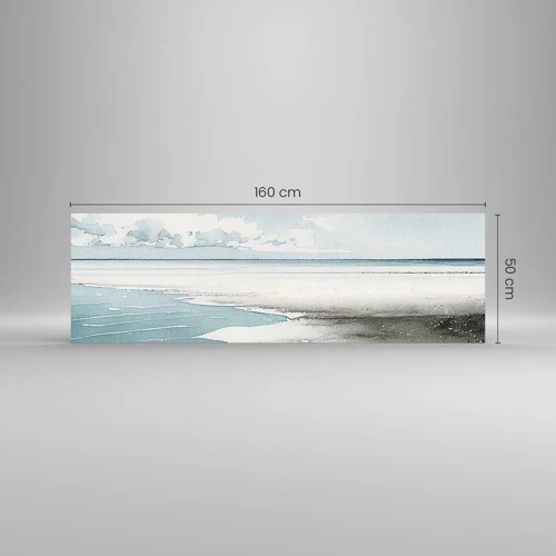 Glass picture - Gentle Tide - 160x50 cm