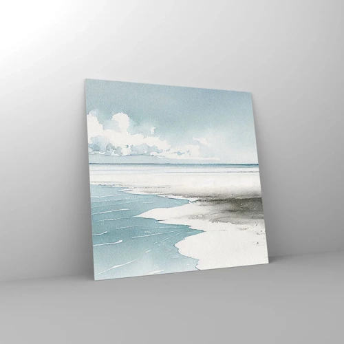 Glass picture - Gentle Tide - 30x30 cm