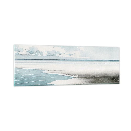 Glass picture - Gentle Tide - 90x30 cm