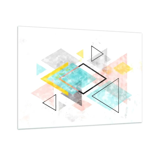 Glass picture - Geometric Play - 100x70 cm