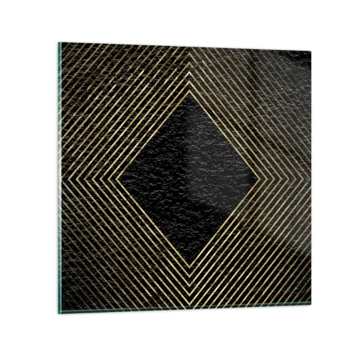 Glass picture - Geometry Glamour Style - 30x30 cm