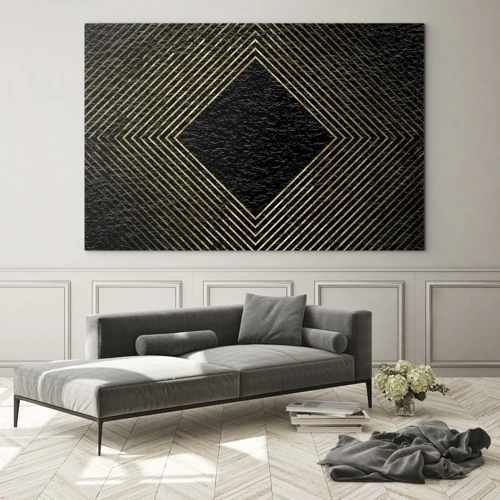 Glass picture - Geometry Glamour Style - 70x50 cm