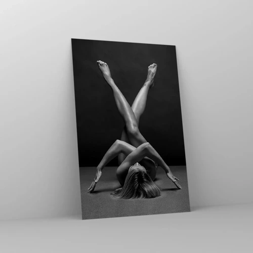 Glass picture - Geometry of Nakedness - 80x120 cm