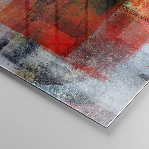 Glass picture - Glowing Composition - 80x120 cm