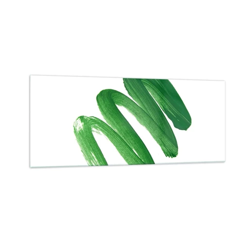 Glass picture - Green Joke - 100x40 cm