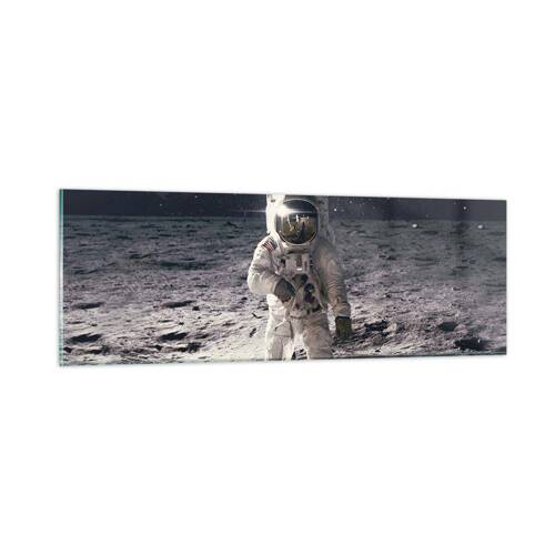Glass picture - Greetings from the Moon - 90x30 cm
