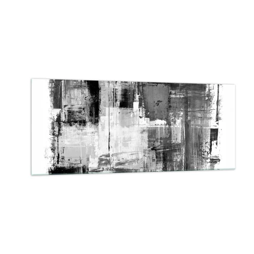 Glass picture - Grey is Beautiful - 100x40 cm